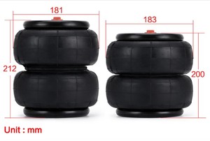 2 e2600 1/2 'npt sospensione a porta singola airbag Tride molle Air Ride sospensioni - Product Image 6