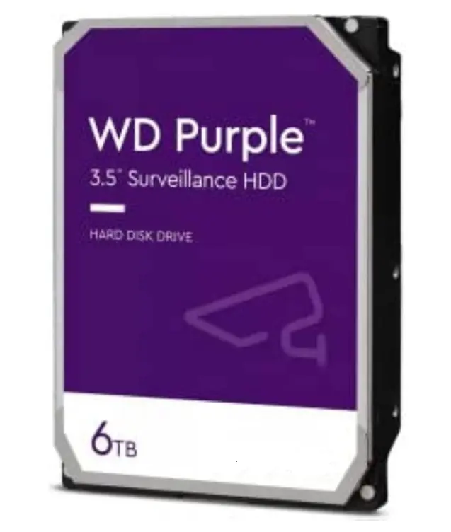 WD63PURZ חדש לגמרי אטום סגול 6TB כונן דיסק קשיח 5400 סל""ד SATA 6Gb/s 256MB Cache 3.5 אינץ' HDD במלאי