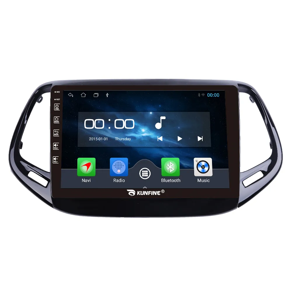 Per Jeep Compass 2017 2018 10 pollici dispositivo Headunit doppio 2 Din Octa-Core Quad Car Stereo navigazione GPS android autoradio