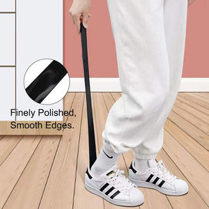 Cuillère à chaussures en plastique légère aide à chaussures de voyage lisse bottes extra longues cornes de chaussures pour hommes, femmes, enfants - Product Image 5