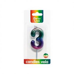 Fiesta para los amantes del bricolaje Velas Decorativas Degradadas de 36 cm para Fiestas, Cumpleaños, Pascua, Año Nuevo, Bares, Decoración del Hogar, Ramadán - Product Image 1