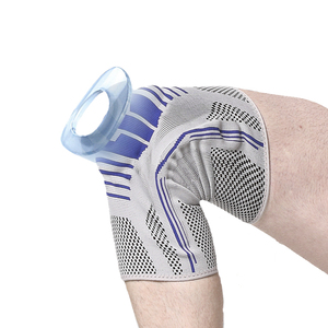 Dệt loạt cú đúp và chống va chạm nén đầu gối tay áo tốt nhất đầu gối cú đúp đàn hồi đầu gối Băng hỗ trợ cho nam giới và phụ nữ - Product Image 3