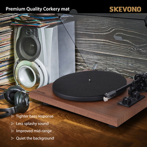Tapete Antideslizante de Vinilo para Discos LP de Calidad Premium, Tapete para Tocadiscos, Tapete para Tocadiscos de Fábrica - Product Image 4