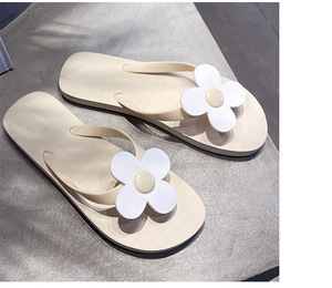 <span class=keywords><strong>Chanclas</strong></span> <span class=keywords><strong>de</strong></span> Mujer <span class=keywords><strong>de</strong></span> Color Sólido con Decoración <span class=keywords><strong>de</strong></span> Flor 3D, Tira <span class=keywords><strong>de</strong></span> Tanga, Impermeables, Planas, <span class=keywords><strong>para</strong></span> Playa, Baño, Uso Diario, OEM, ODM, Venta al Por Mayor - Product Image 3