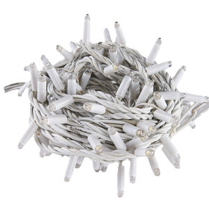 Decoración navideña al aire libre impermeable 5M 50leds Cable de goma Hada cadena luz fiesta suministros Lampara LED - Product Image 4