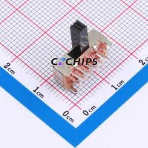 SK-42D01-G090 Slide Switch Bent Lead Through Hole-14P,15x5.2mm Switch Double Pole Double Throw Rectangle Pin Header PC Pin 15mm - Product Image 1