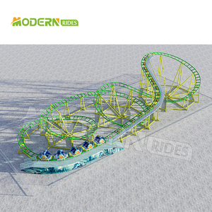 Manège miniature en acier pour enfants, utilisable en intérieur/extérieur, pour parcs d'attractions et centres commerciaux - Product Image 1