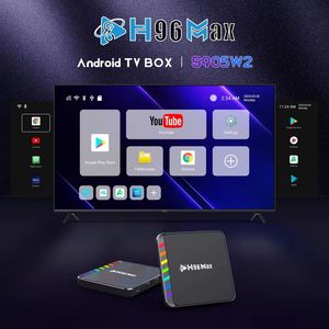 Boîtier TV intelligent Android H96 EAGLE S905W2 4K M3 pour l'Europe, la France, l'Italie, l'Allemagne, l'Espagne, sans <span class=keywords><strong>IPTV</strong></span> - Product Image 2