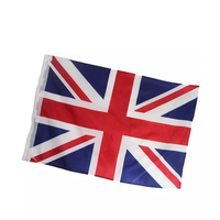 Drapeau de voiture d'Angleterre en gros, 100% polyester, résistant, double face, drapeaux de football d'Angleterre, drapeau d'Angleterre 3x5 pieds