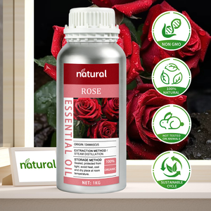 Minyak Esensial Mawar Damaskus <span class=keywords><strong>100</strong></span>% Murni Alami Grosir, Minyak Bunga Mawar untuk Aromaterapi, Perawatan Kulit, dan Parfum - Product Image 2