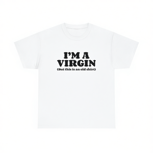 Maglietta I'm A Virgin, divertente maglietta con meme, manica corta, girocollo, unisex, per adulti, regalo promozionale - Product Image 3