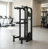 Máquina de Dominadas y Flexiones con Asistencia Eléctrica REYK Gym Fitness - Construcción de Acero para Fisicoculturismo y Ejercicio de Hombros