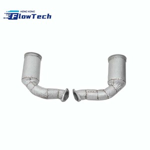 Tuyau d'échappement de haute qualité en acier inoxydable 304 pour Lamborghini Urus 4.0L V8 Twin Turbo Racing, mise à niveau de l'échappement avec bouclier thermique - Product Image 5