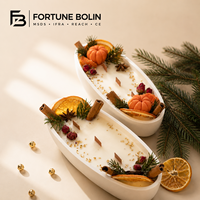 d'huile parfumée en forme de citrouille d'automne de luxe de haute qualité pot en verre bougie parfumée de Noël et d'Halloween
