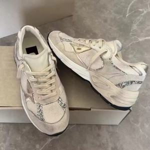 Sneakers en cuir véritable blancs sur mesure, respirants, avec amorti, Lucky Star, style streetwear, chaussures de sport pour hommes - Product Image 3