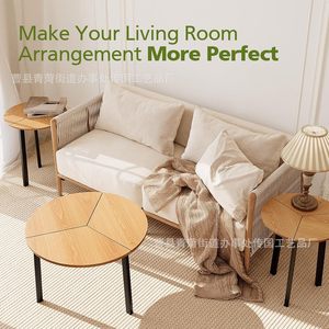 <b>Foldable</b> Round Solid <b>Wood</b> Dining <b>Table</b> Qtz 001 For Home Use Above 10 Seats - Product Image 3