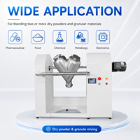 Mélangeur de poudre en forme de V 5L~500L, mélangeur en V pour poudre sèche et granulés, machine de mélange pour produits chimiques, alimentaires, métallurgiques et matériaux électroniques