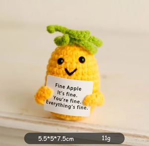 Jouets en peluche personnalisés par le fabricant, vente chaude, pomme de terre positive en tricot, jouet en peluche pour le soutien émotionnel, jouet en peluche en crochet, poupée en forme de légume, CPC - Product Image 4