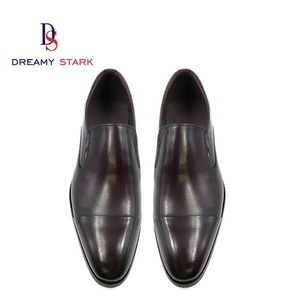Zapatos Oxford Formales de Vestir para Hombre, Diseño Elástico Hecho a Mano en Italia, Clásicos, Vintage, de Alta Calidad, con Logotipo Personalizado - Product Image 2