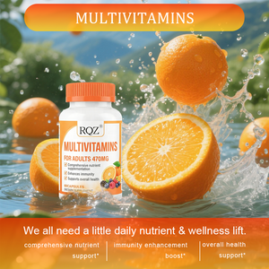 Multivitamines pour adultes 470 mg capsules, complément alimentaire complet pour le soutien des nutriments et du système immunitaire, 60 capsules, approvisionnement en vrac d'usine - Product Image 3