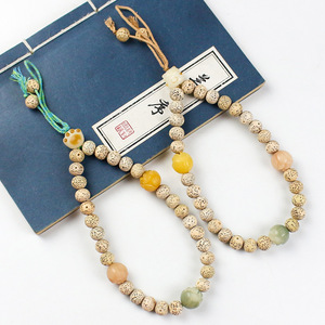 Chaîne de téléphone en graines de Bodhi avec pendentif patte de chat porte-bonheur, style ethnique, bracelet anti-perte pour femme, bijou - Product Image 2