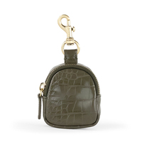 Eadoe Pochette personnalisée en cuir PU pour sucette, porte-clés, mini rangement pour pièces de monnaie et rouge à lèvres, pour les essentiels de bébé