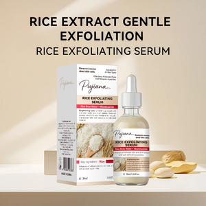 Sérum Exfoliant au Riz Marque Blanche 30ml – <span class=keywords><strong>Essence</strong></span> Éclaircissante <span class=keywords><strong>et</strong></span> Lissante Anti-Âge au Niacinamide <span class=keywords><strong>et</strong></span> à l'Eau de Son de Riz pour le Visage - Product Image 2