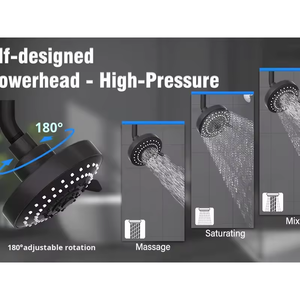 <span class=keywords><strong>Kit</strong></span> de <span class=keywords><strong>douche</strong></span> Latino 3 fonctions, pomme de <span class=keywords><strong>douche</strong></span> double encastrée, support de poignée, rallonge de <span class=keywords><strong>douche</strong></span>, support réglable, pomme de <span class=keywords><strong>douche</strong></span> pluie et massage - Product Image 6