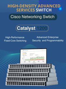 Cisco Catalyst 1200 C1200-48P-4X, commutateur Cisco intelligent à 48 ports, montable en rack, avec 48 ports PoE - Product Image 6