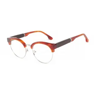 Acetate Wood Eyeglasses Eco-friendly Bamboo Eyewear Optical Frames Oculos Wood Sunglasses