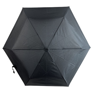 Parapluie manuel pliant en trois sections, 8 baleines, résistant au vent, en tissu 190T, au design classique, idéal pour les cadeaux d'affaires et les voyages - Product Image 3