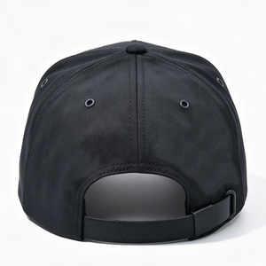 Black Structured <b>Baseball</b> <b>Cap</b> Custom Debossed Leather Patch Hat Unisex Premium Cotton Twill Sporty Common Streetwear <b>Cap</b> for - Product Image 4