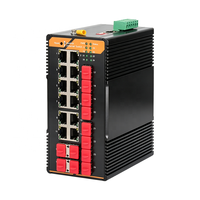 Switch Industrial Gigabit Administrado de 24 Puertos, SNMP, QoS, VLAN, Capacidad de Conmutación de 48 Gbps, Montaje en Riel DIN, Amplio Rango de Temperatura