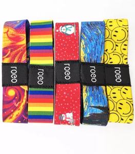 สายรัดข้อมือ RFID แบบยืดหยุ่น ผลิตจากผ้าโพลีเอสเตอร์ พิมพ์ลายสีเต็มรูปแบบ พร้อมโลโก้สั่งทำ สำหรับงานปาร์ตี้ กีฬา บาสเกตบอล เทศกาลต่างๆ - Product Image 6