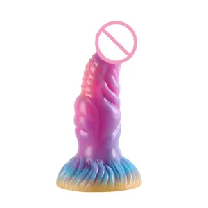 高品质制造商奢华硅胶超长幻想彩色大假阳具Diy人体尺寸彭尼斯女性性玩具