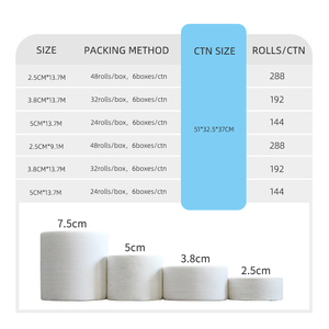 Ruban Adhésif Sportif en Coton Personnalisable 2,5 cm x 13,7 m avec Colle Thermofusible à l'Oxyde de Zinc, Respirant, Résistant à l'Eau, Écologique, Sérigraphié - Product Image 4