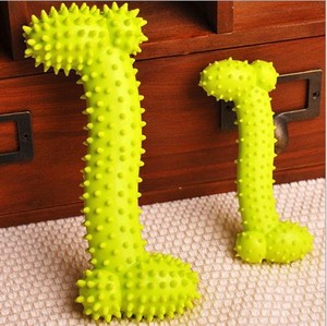 Juguetes Masticables de Goma Ecológicos con Forma de Hueso y Coloridos para Perros - Uso en Interiores y Exteriores - Product Image 1