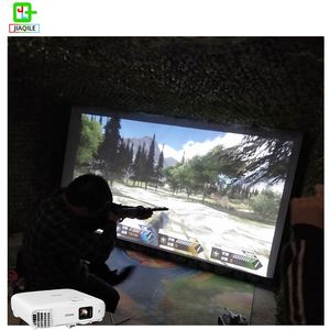 Machine de jeu de tir interactive pour enfants avec projecteur, équipement de terrain de jeu à projection 3D pour les parcs d'aventure et de divertissement - Product Image 4