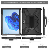 Étui de protection robuste, avec sangle pour les mains, surface Go 1 2 3, support pivotant à 360 degrés, offre spéciale