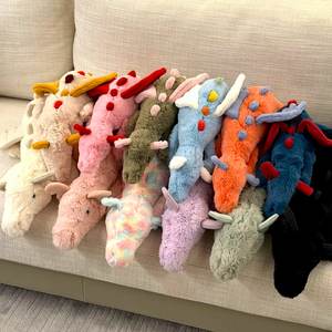 Peluche Dragon des Neiges Arc-en-ciel Sky Dragon Populaire sur Internet, Rembourrage Coton PP, 31-50cm, Cadeau Coussin Amusant - Product Image 1