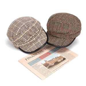 Women's Quality Vintage Beret Hat Fashionable Octagonal <b>Design</b> Spring Casual Adults' New Collection Wholesale Plain Berets - Product Image 6