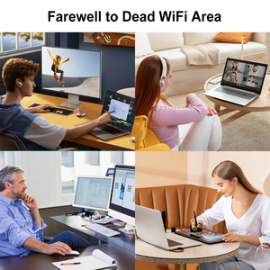 . Tốc Độ Cao Wifi Router <span class=keywords><strong>Repeater</strong></span> Dual Band 2.4G 300Mbps 5.8G 866Mbps Không Dây Extender 1200Mbps 4 Ăng Ten Bên Ngoài Wifi Rputer - Product Image 6