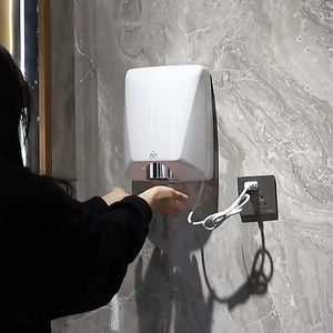 Secador <span class=keywords><strong>de</strong></span> Manos Eléctrico <span class=keywords><strong>de</strong></span> Pared <span class=keywords><strong>de</strong></span> Alta Velocidad <span class=keywords><strong>de</strong></span> 1600 W para Baño, Secador <span class=keywords><strong>de</strong></span> Manos Automático <span class=keywords><strong>de</strong></span> Velocidad - Product Image 1