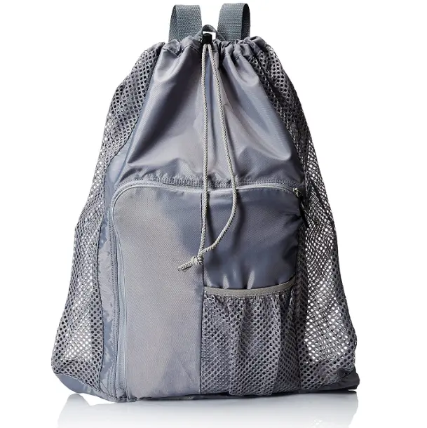 Neuer Stil Werbebestand Rucksack Deluxe Netzzugband Tasche mit verstellbarem Schulterband