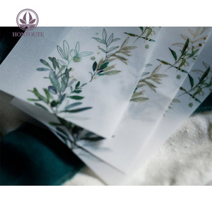 Biglietti Floreali Eleganti Personalizzati in Carta Glassine 8x12 <span class=keywords><strong>Cm</strong></span> per Inviti e Biglietti di Ringraziamento - Product Image 5