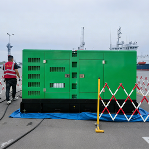 เครื่องกำเนิดไฟฟ้าดีเซลแบบพกพา 3 เฟส เงียบ 50Hz 200kw-1200kw พร้อมระบบปรับปรุงกระแสไฟฟ้ากระแสตรง ยี่ห้อเครื่องยนต์ 220v-400v ความถี่ 60Hz - Product Image 1