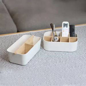 Customized <strong>Plastic</strong> Desktop Organizer Box Portable Stationery &amp; Tools <strong>Storage</strong> for Office Makeup <strong>Storage</strong> <strong>Bin</strong> - Product Image 3