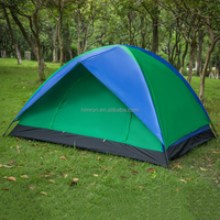 Tente de camping légère en polyester pour 2 personnes, tente de randonnée ultra-légère, double couche, imperméable, coupe-vent, installation facile