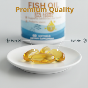 น้ำมันปลาโอเมก้า-<span class=keywords><strong>3</strong></span> สำหรับผู้ใหญ่ แบบซอฟต์เจล 60 แคปซูล ขายส่ง |   อาหารเสริมบำรุงสุขภาพหัวใจและกระดูก EPA120 มก. DHA180 มก. - Product Image 3