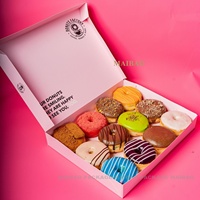 Boîtes en papier à emporter pour pâtisserie, emballage avec fenêtre d'affichage transparente, Mini donuts, gâteau, tarte, tranche, Dessert, boîtes de friandises